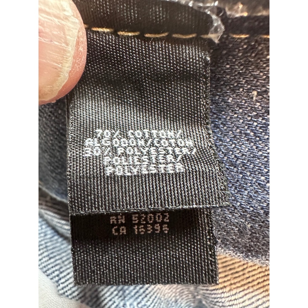 Vintage DKNY Brooklyn Straight Leg Jeans Mens 33x29 Medium Wash Blue Denim Y2K - Picture 6 of 16